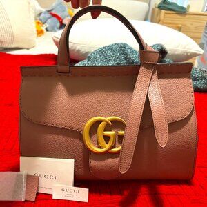 Gucci Marmont Top Handle DUSTY PINK